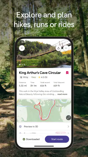 OS Maps: Walk, Hike, Run, Bike screenshot