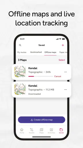 OS Maps: Walk, Hike, Run, Bike screenshot