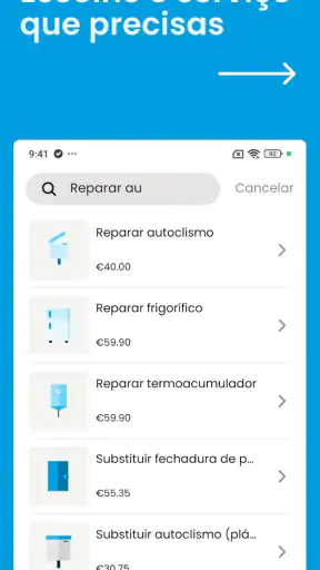 OSCAR: serviços para casa screenshot