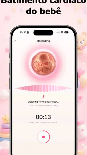 Ouça batimentos bebê: Thumpi screenshot