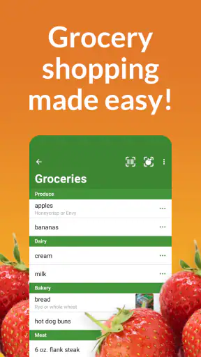 Our Groceries Shopping List screenshot