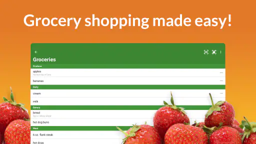 Our Groceries Shopping List screenshot