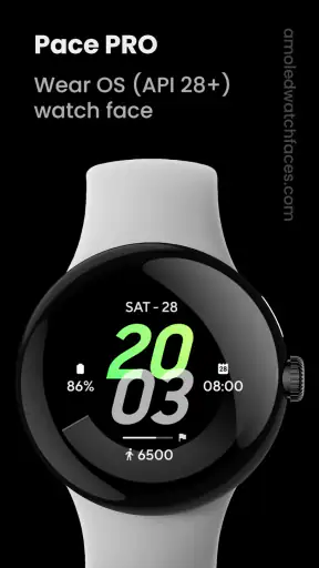 Pace PRO: Watch face screenshot