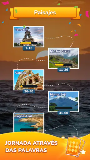 Paciência de Palavras screenshot