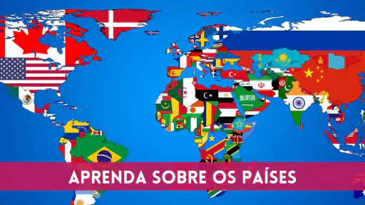 Países - Mapa do mundo screenshot