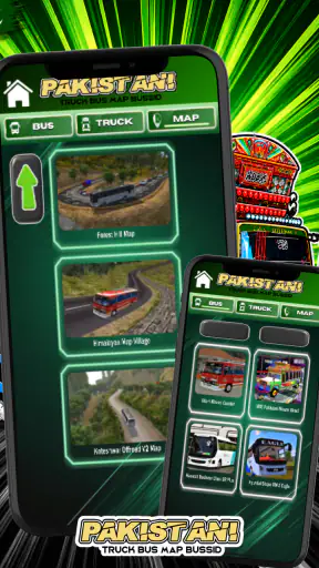 Pakistani Truck Bus Map Bussid screenshot