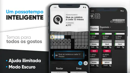 Palavras Cruzadas em Português screenshot