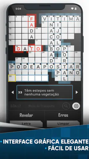 Palavras Cruzadas em Português screenshot