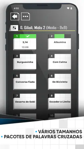 Palavras Cruzadas em Português screenshot