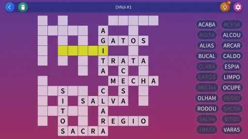Palavras Cruzadas ilimitadas screenshot