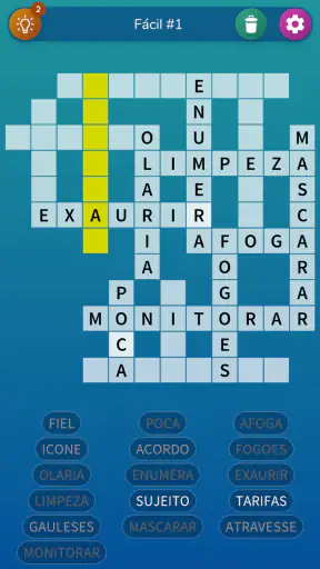 Palavras Cruzadas ilimitadas screenshot