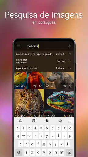 Papéis de parede com animais screenshot
