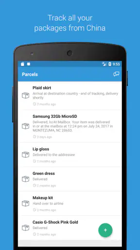 Parcels: Track Online Orders screenshot