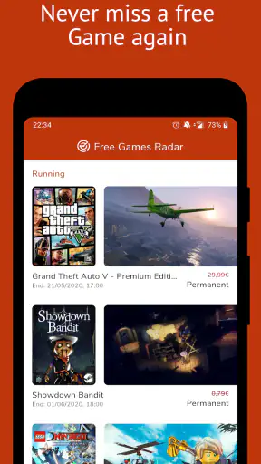 PC Games Radar for Epic Games, screenshot