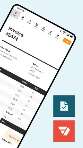 pdfFiller: editar arquivos PDF screenshot