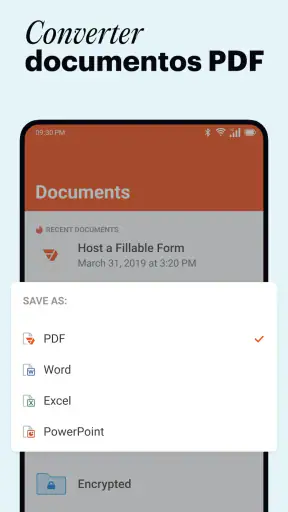 pdfFiller: editar arquivos PDF screenshot