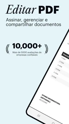 pdfFiller: editar arquivos PDF screenshot