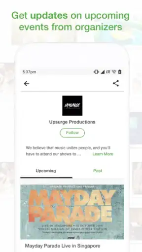 Peatix screenshot