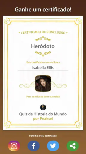 Perguntas de História do Mundo screenshot