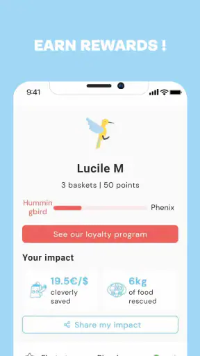 Phenix, a app anti-desperdício screenshot