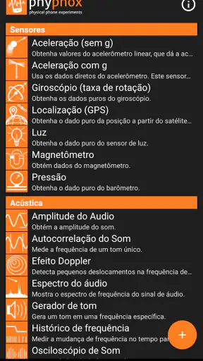 phyphox screenshot