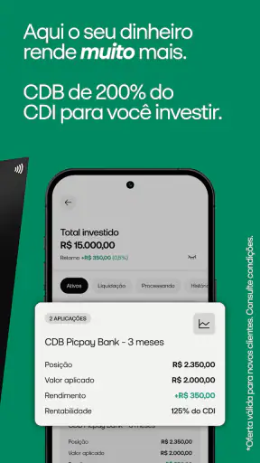 PicPay: Conta, Cartão e Pix screenshot