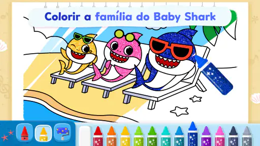 Pinkfong Bebê Tubarão: Jogos screenshot