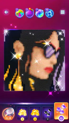 Pintar com Diamantes Mágicos screenshot