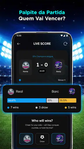 Placar ao Vivo - Futebol screenshot