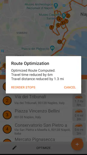 PlaceMaker Route Planner screenshot