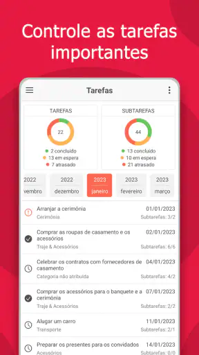 Planejador de casamentos MyWed screenshot