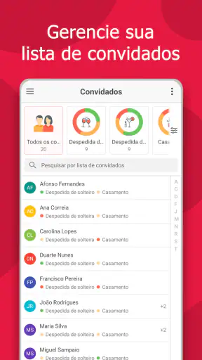 Planejador de casamentos MyWed screenshot
