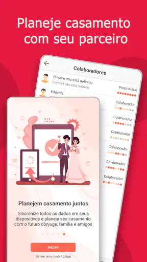 Planejador de casamentos MyWed screenshot