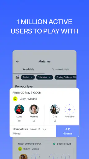 Playtomic - Play padel screenshot