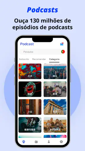 Podcasts App e Ouvir Rádios FM screenshot