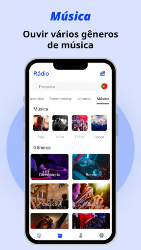 Podcasts App e Ouvir Rádios FM screenshot
