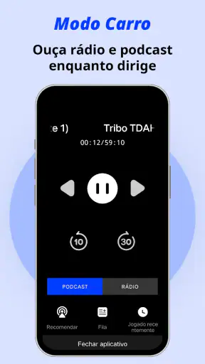Podcasts App e Ouvir Rádios FM screenshot