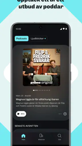 Podme - Poddar och ljudböcker screenshot