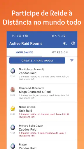 PokeRaid — Reide à Distância N screenshot
