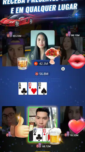 PokerGaga: Bate-papo por vídeo screenshot