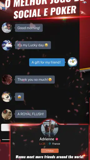 PokerGaga: Bate-papo por vídeo screenshot
