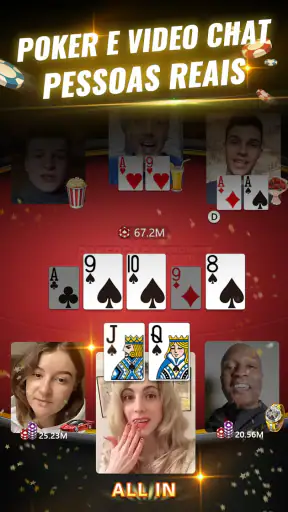 PokerGaga: Bate-papo por vídeo screenshot