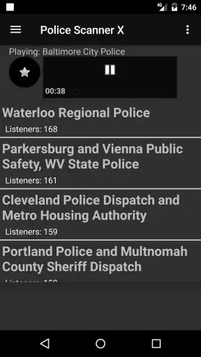 Police Scanner X screenshot