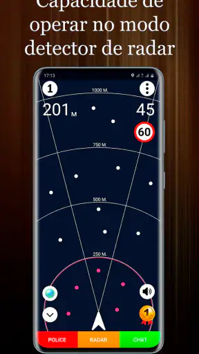 Polícia Radar Detector Câmera screenshot