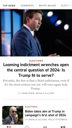 POLITICO screenshot