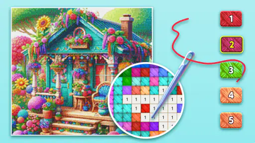 Ponto cruz: Cross Stitch screenshot