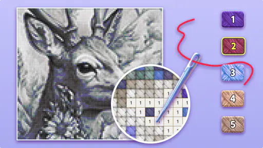 Ponto cruz: Cross Stitch screenshot