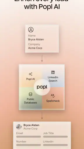 Popl: AI Lead Capture screenshot