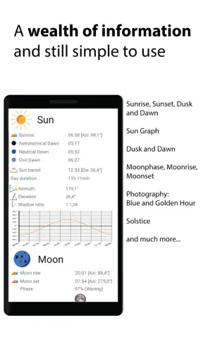 Posição do Sol e da Lua screenshot