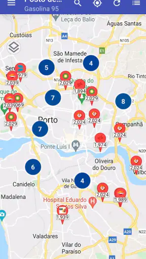 Postos de gasolina Portugal screenshot